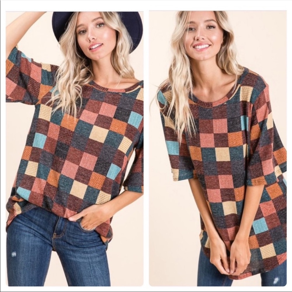 🎀Checkered Top🎀